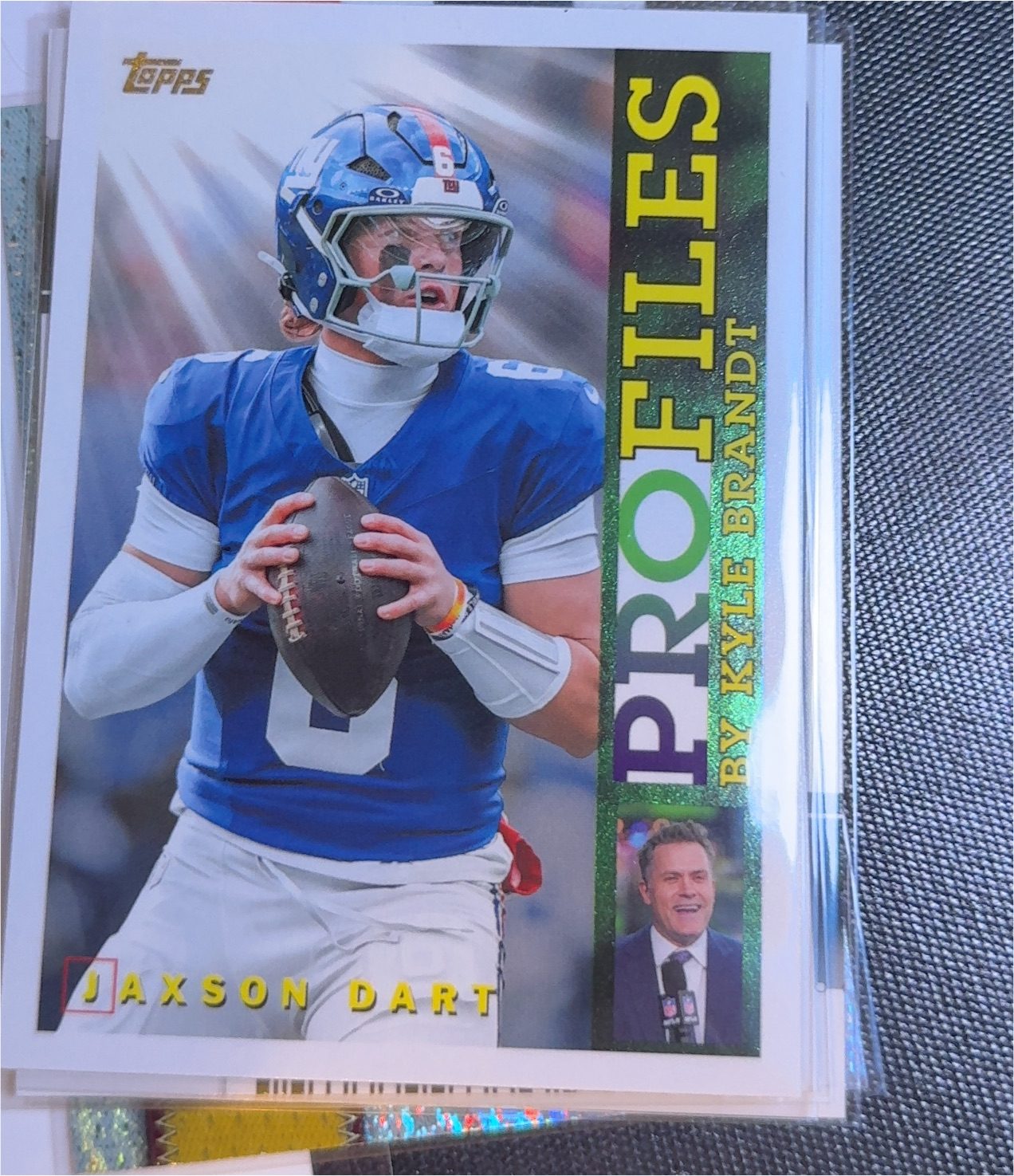 2025 Topps Composite Football Profiles Jaxson Dart — front