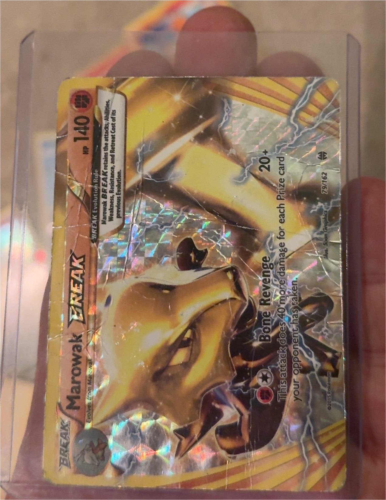 2015 Pokémon BREAKthrough #79 Marowak BREAK — front