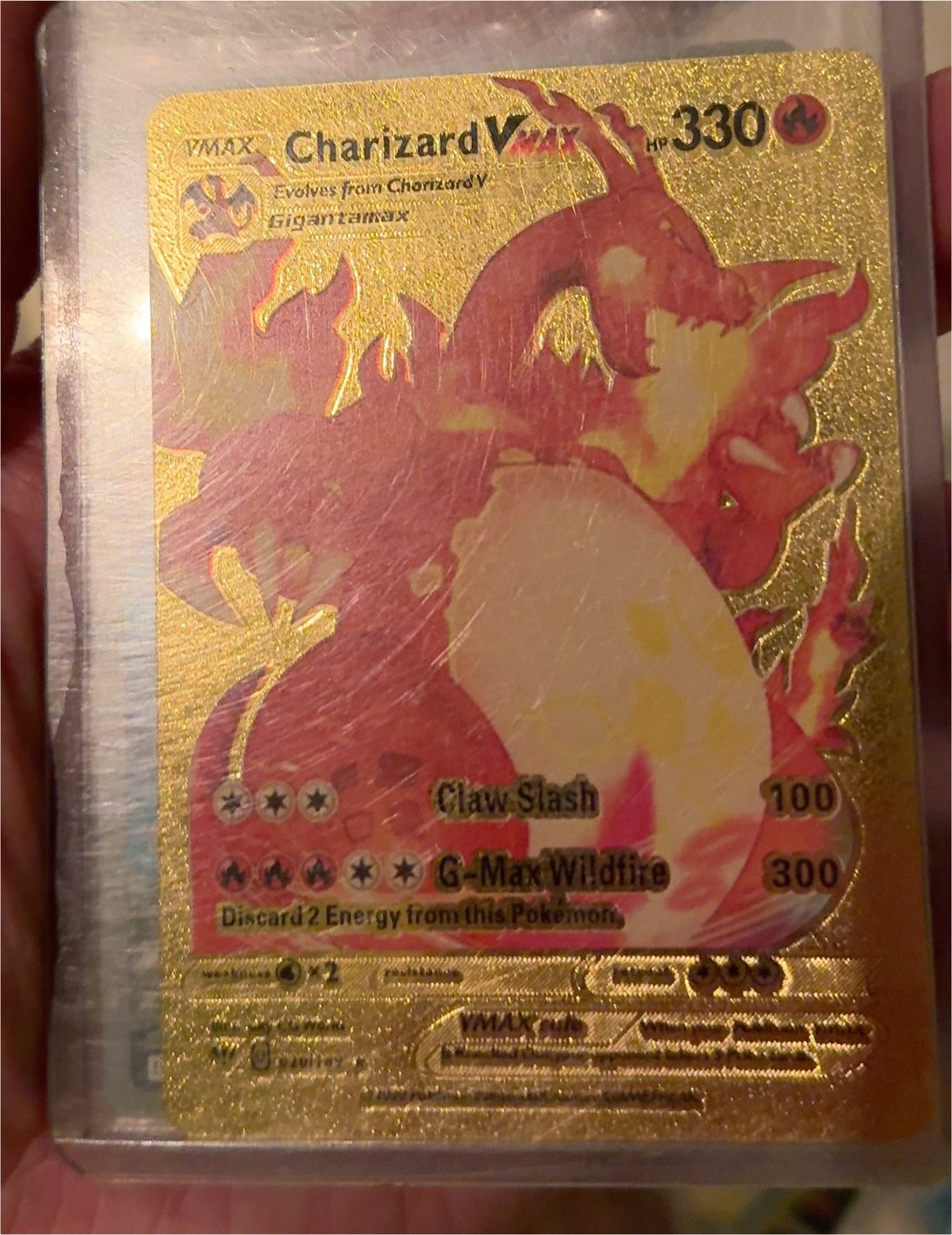 2020 Pokémon Darkness Ablaze #020 Charizard VMAX — front