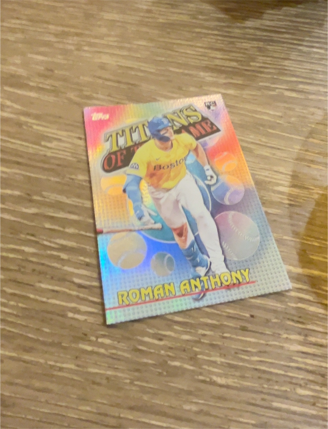 2025 Topps Chrome Titans of the Game Roman Anthony — front