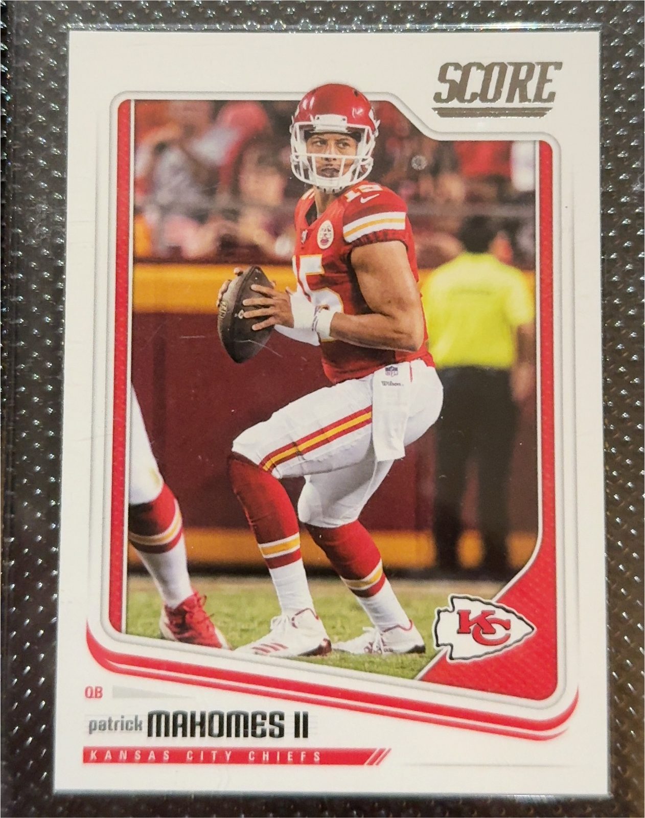 2018 Panini Score #350 Patrick Mahomes II — front