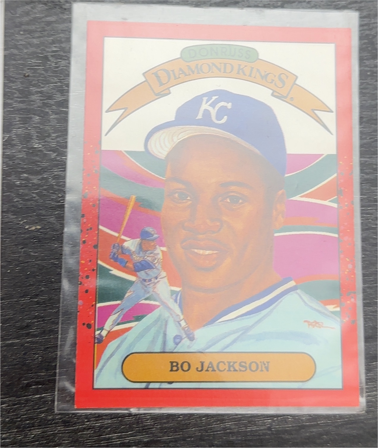 1990 Donruss Diamond Kings #3 Bo Jackson — front