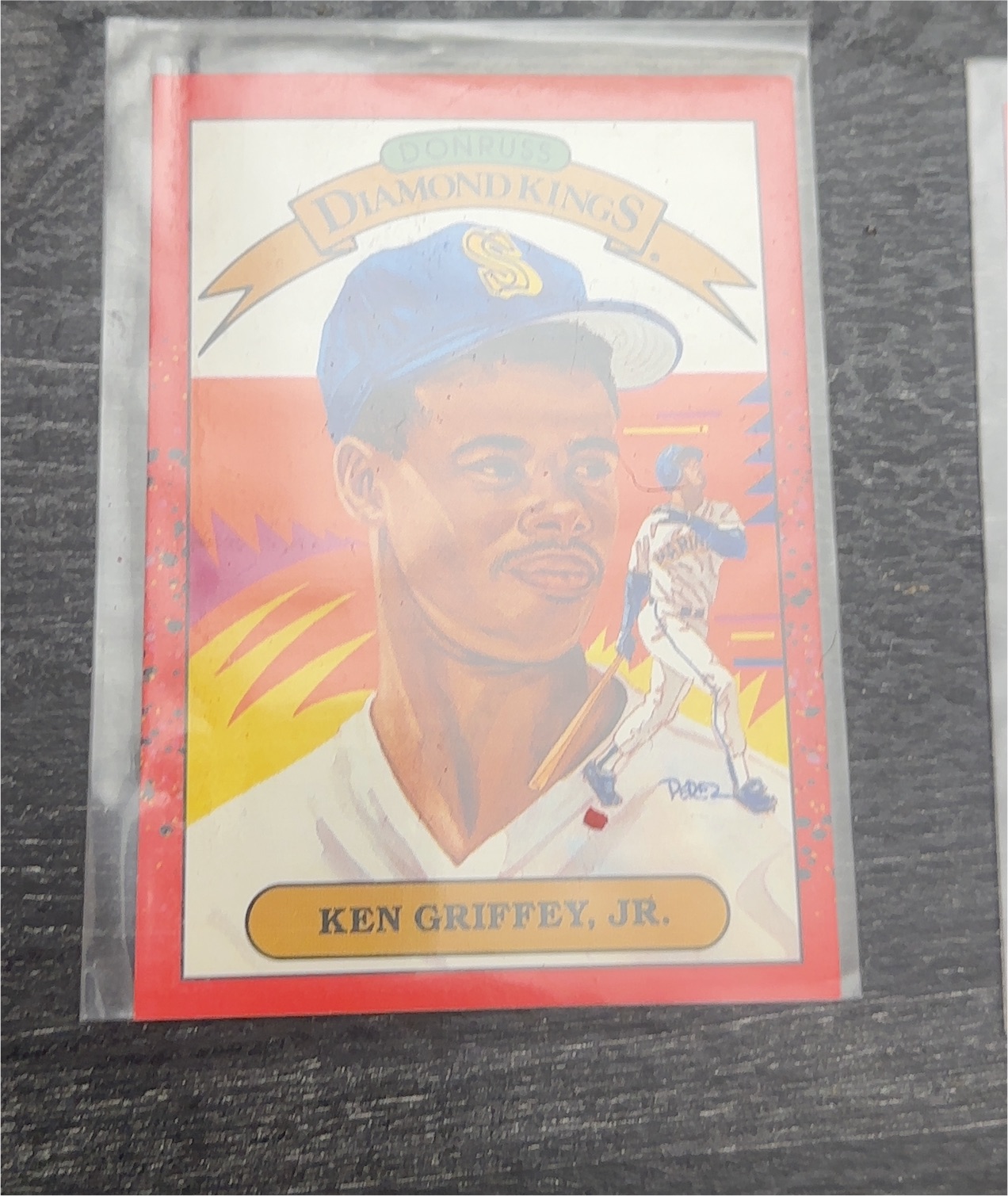 1989 Donruss Diamond Kings #4 Ken Griffey Jr. — front