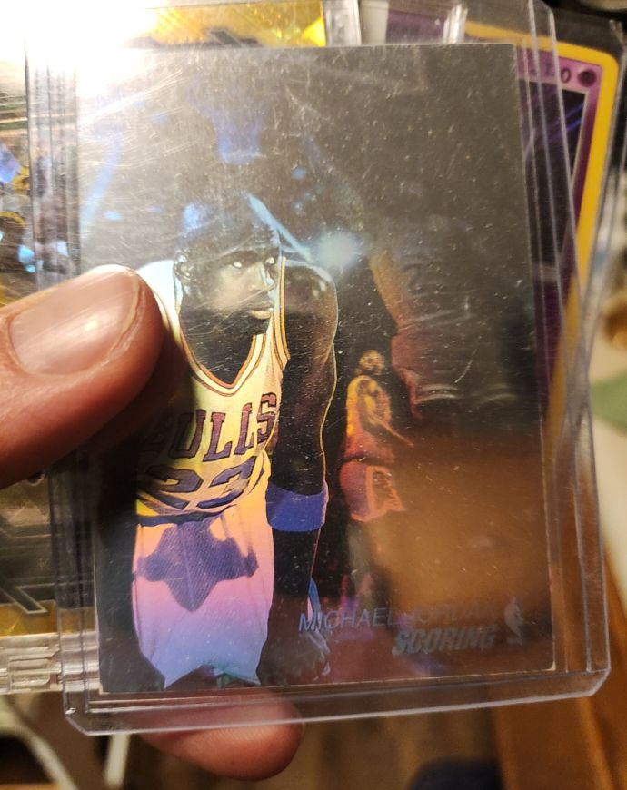 1994 Upper Deck Basketball Heroes #6 Michael Jordan Scoring Champion — front