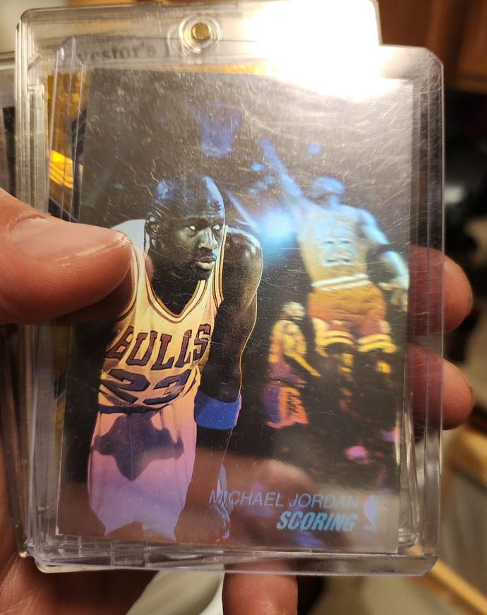 1990 Upper Deck #AW1 Michael Jordan Scoring — front