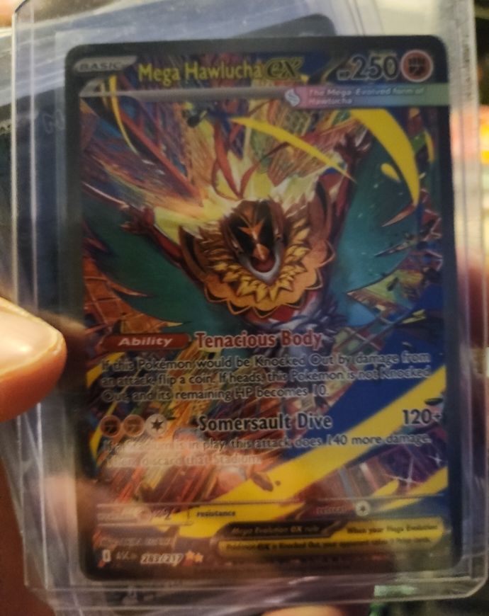 2025 Pokémon #146 Mega Hawlucha ex — front