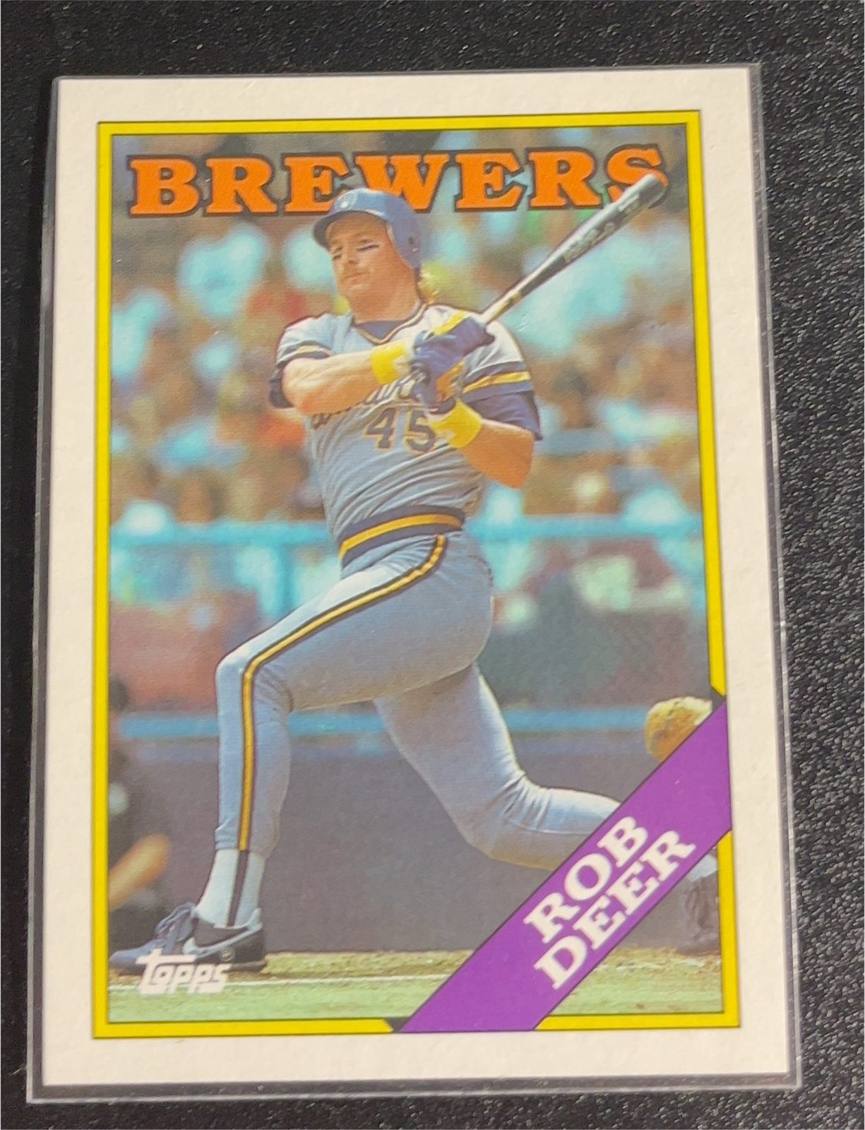 1985 Topps #367 Rob Deer — front