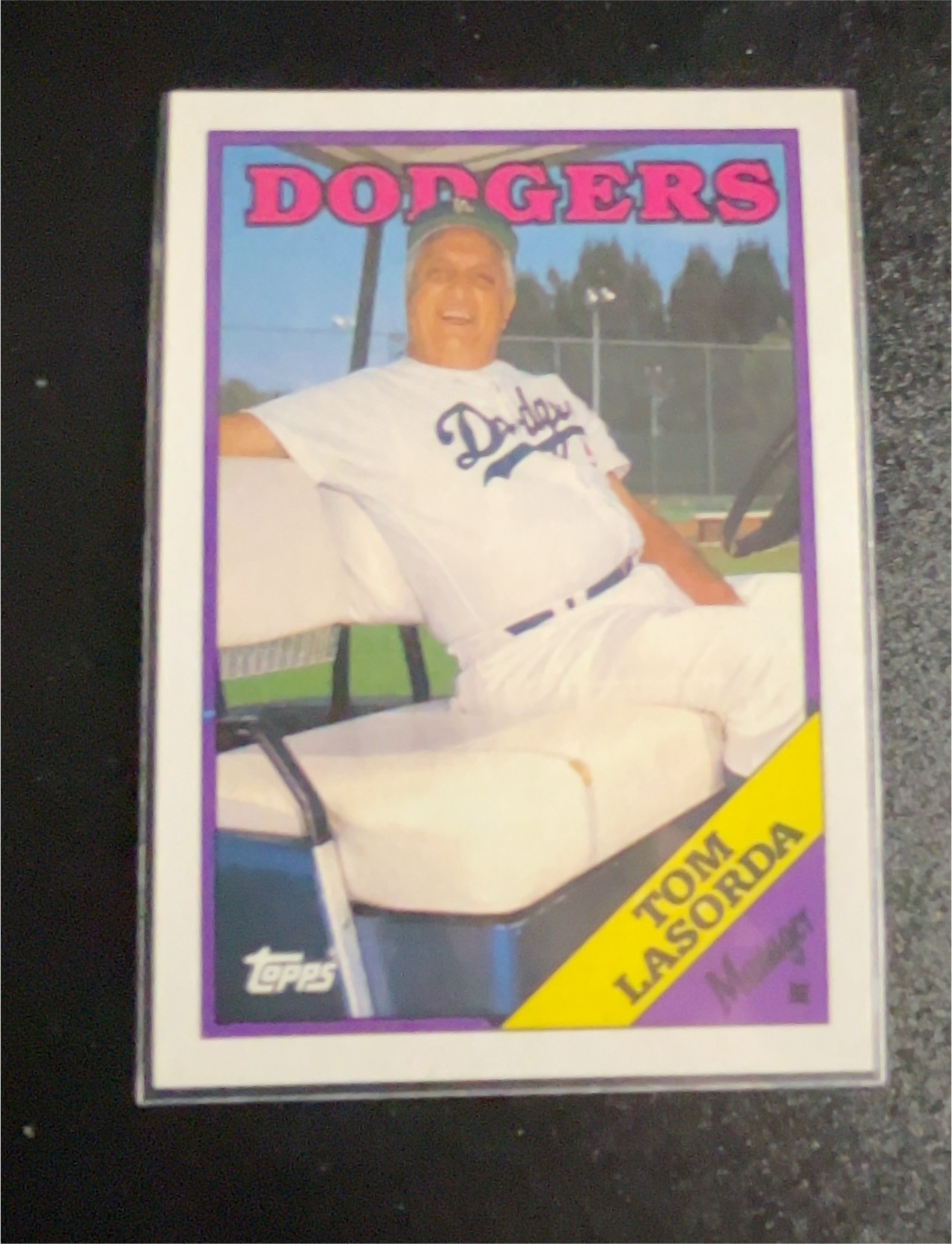 1985 Topps Tom Lasorda — front