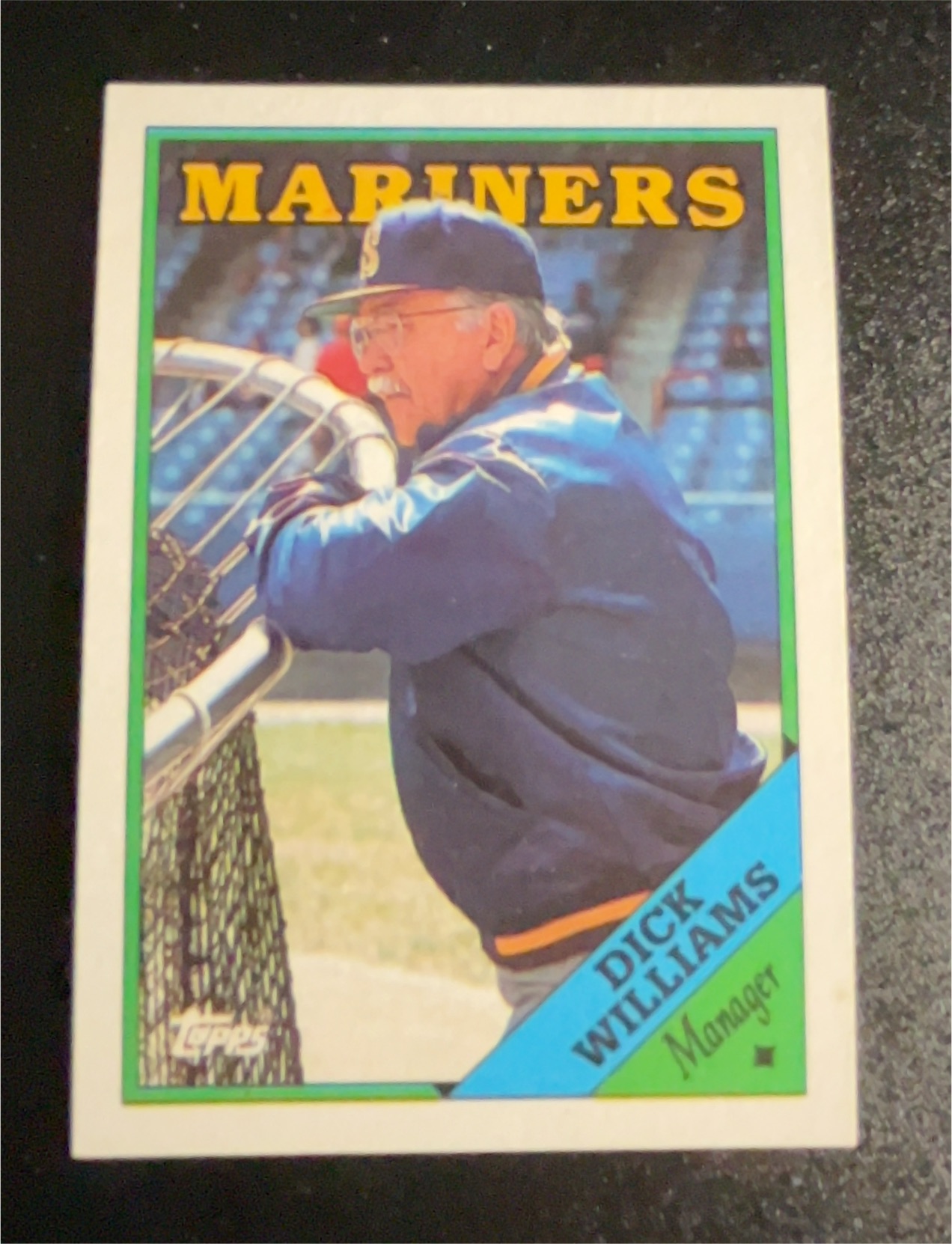 1987 Fleer #641 Dick Williams — front