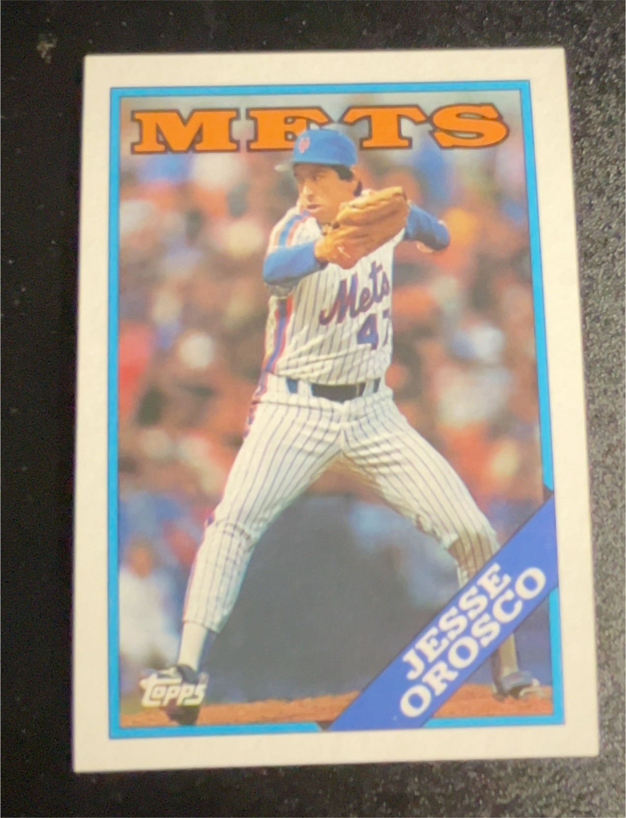 1986 Topps Glossy All-Stars Jesse Orosco — front