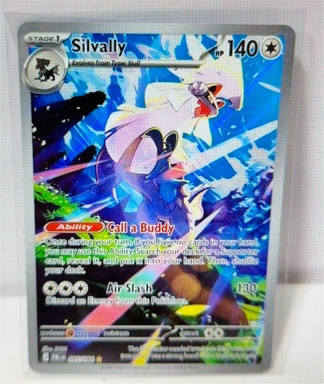 2018 Pokémon Forbidden Light #116 Silvally-GX — front