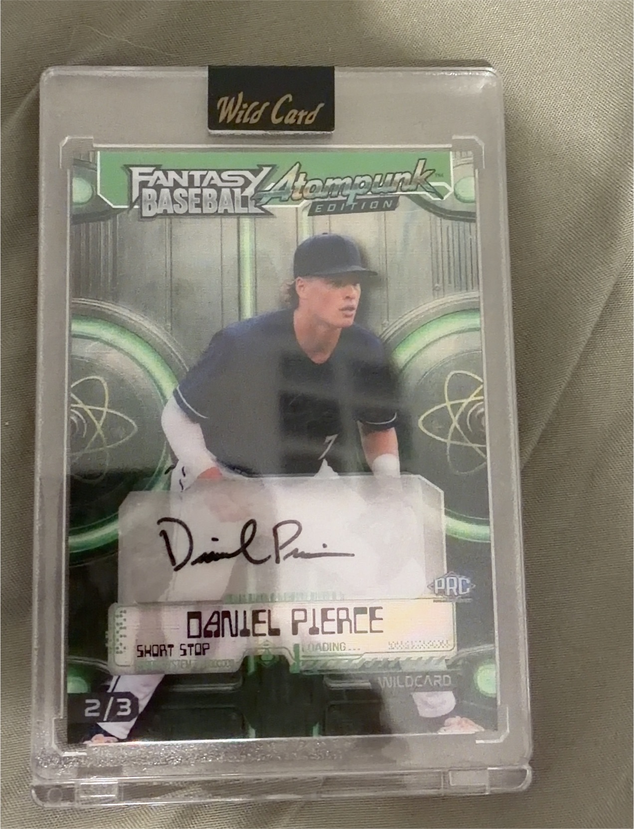 2022 Wild Card Fantasy Baseball 4th Edition Daniel Pierce — front