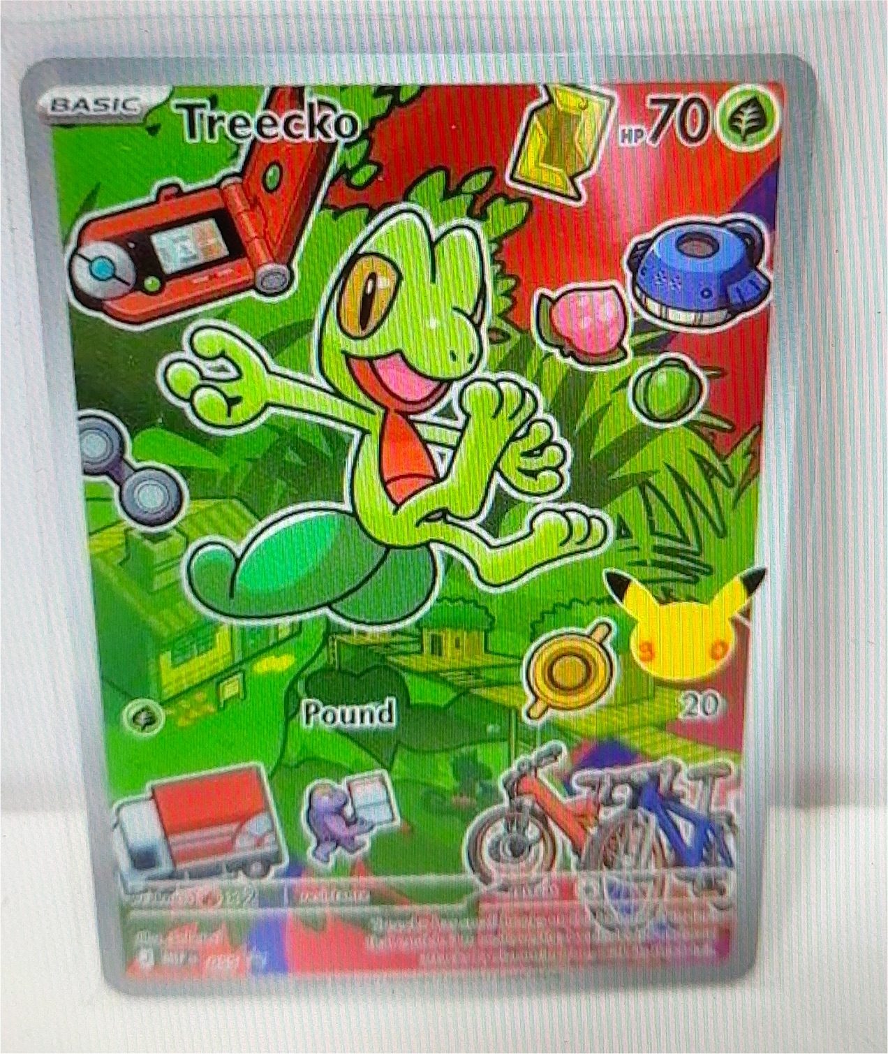2021 Pokémon McDonald's 25th Anniversary Collection #8 Treecko — front