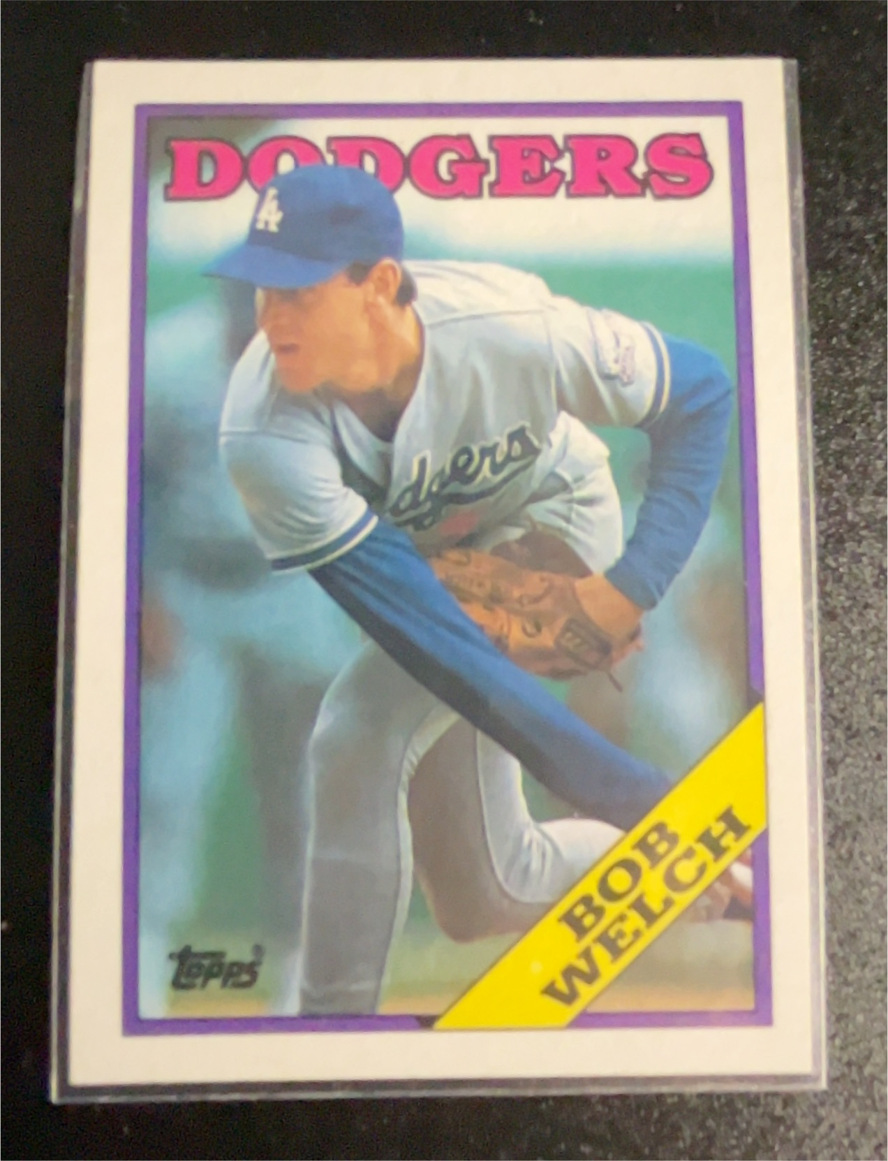 1986 Topps Bob Welch — front