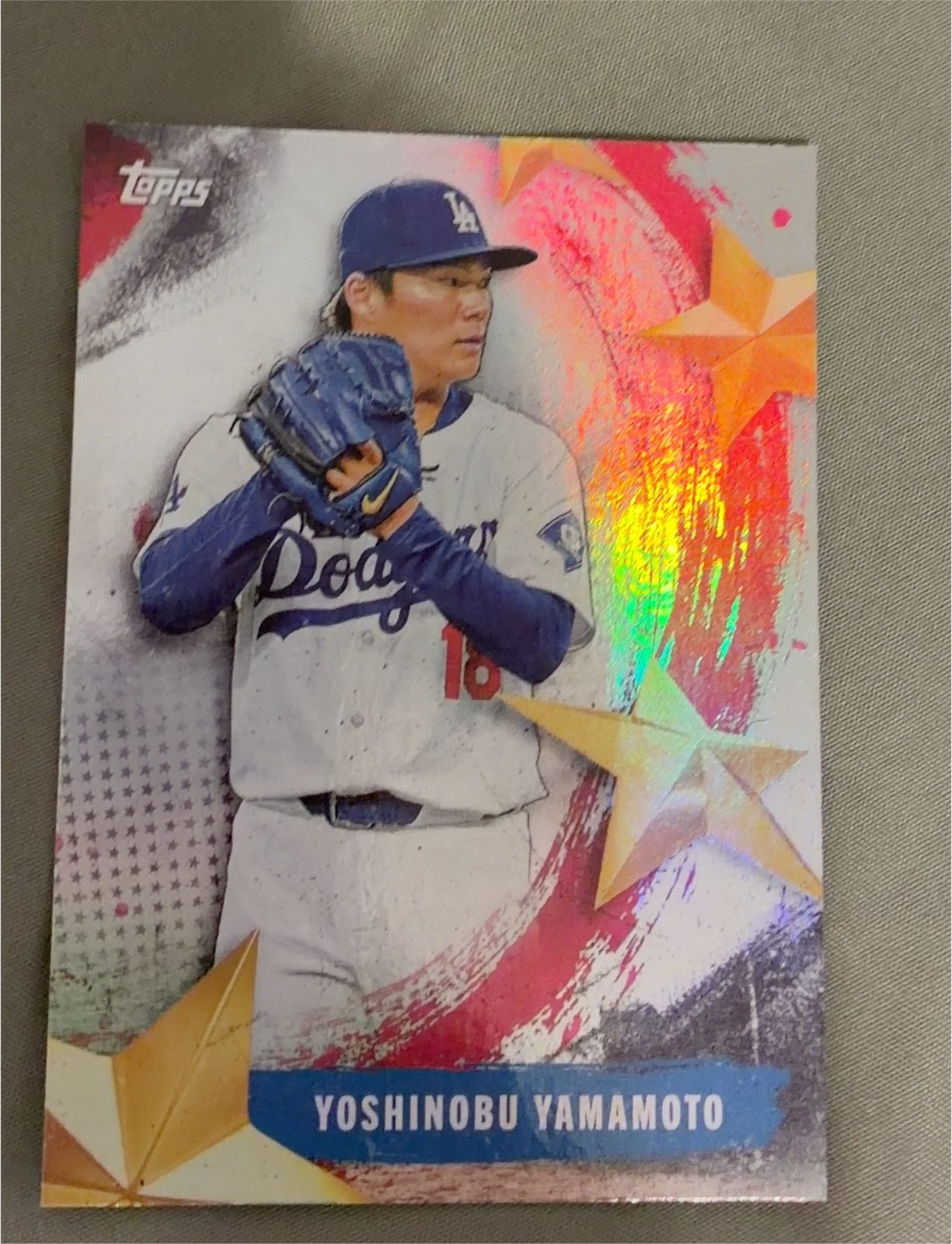 2024 Topps Gallery Yoshinobu Yamamoto — front