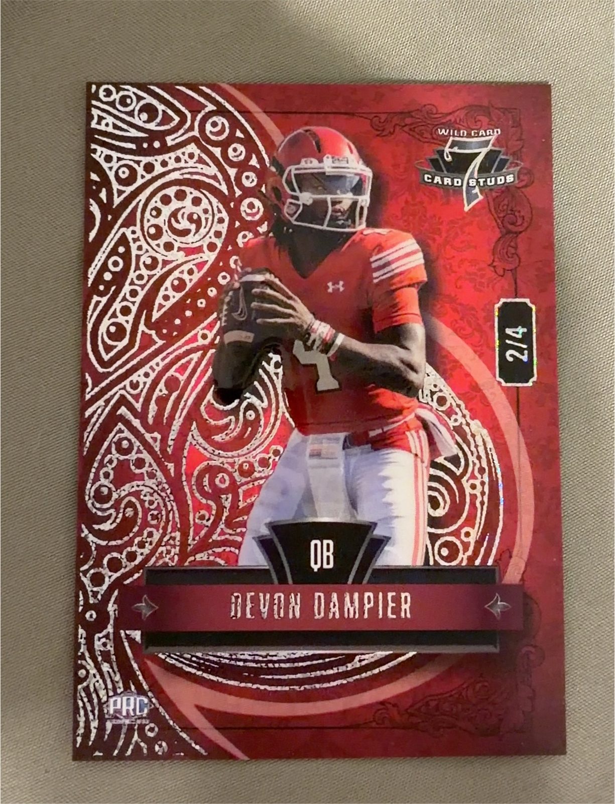 2025 Wild Card 7 Card Studs Devan Dampier — front