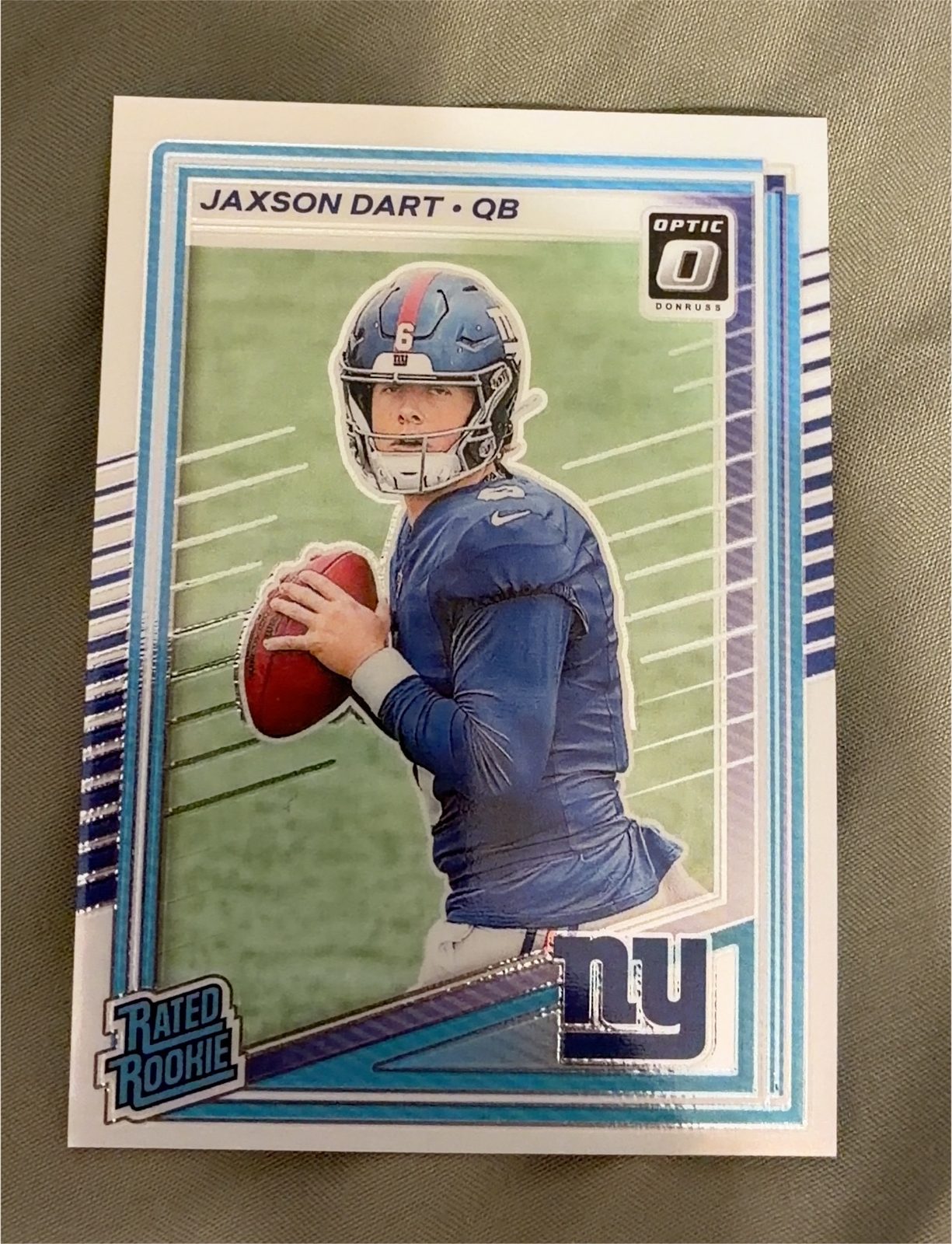 2025 Donruss Optic Rated Rookie Jaxson Dart — front