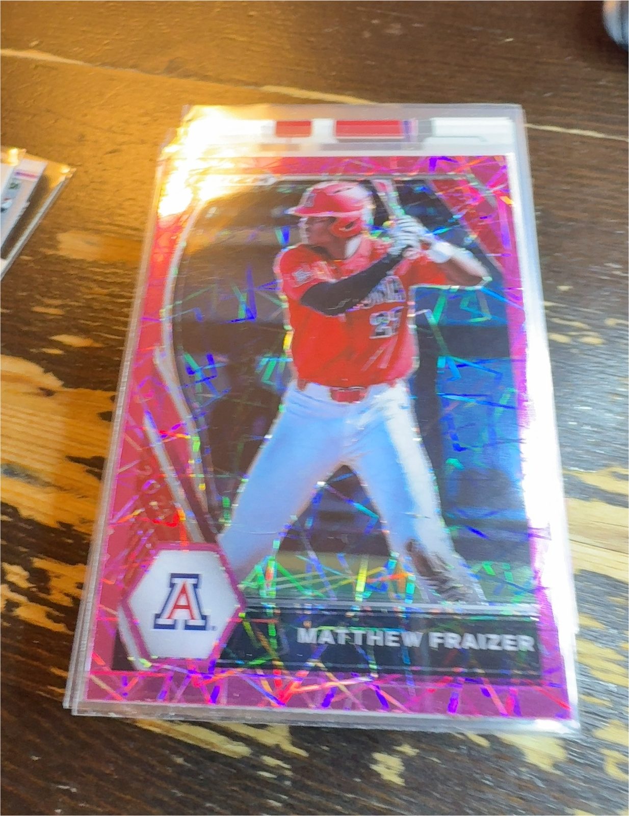 2024 Bowman Chrome University Matthew Frazer — front