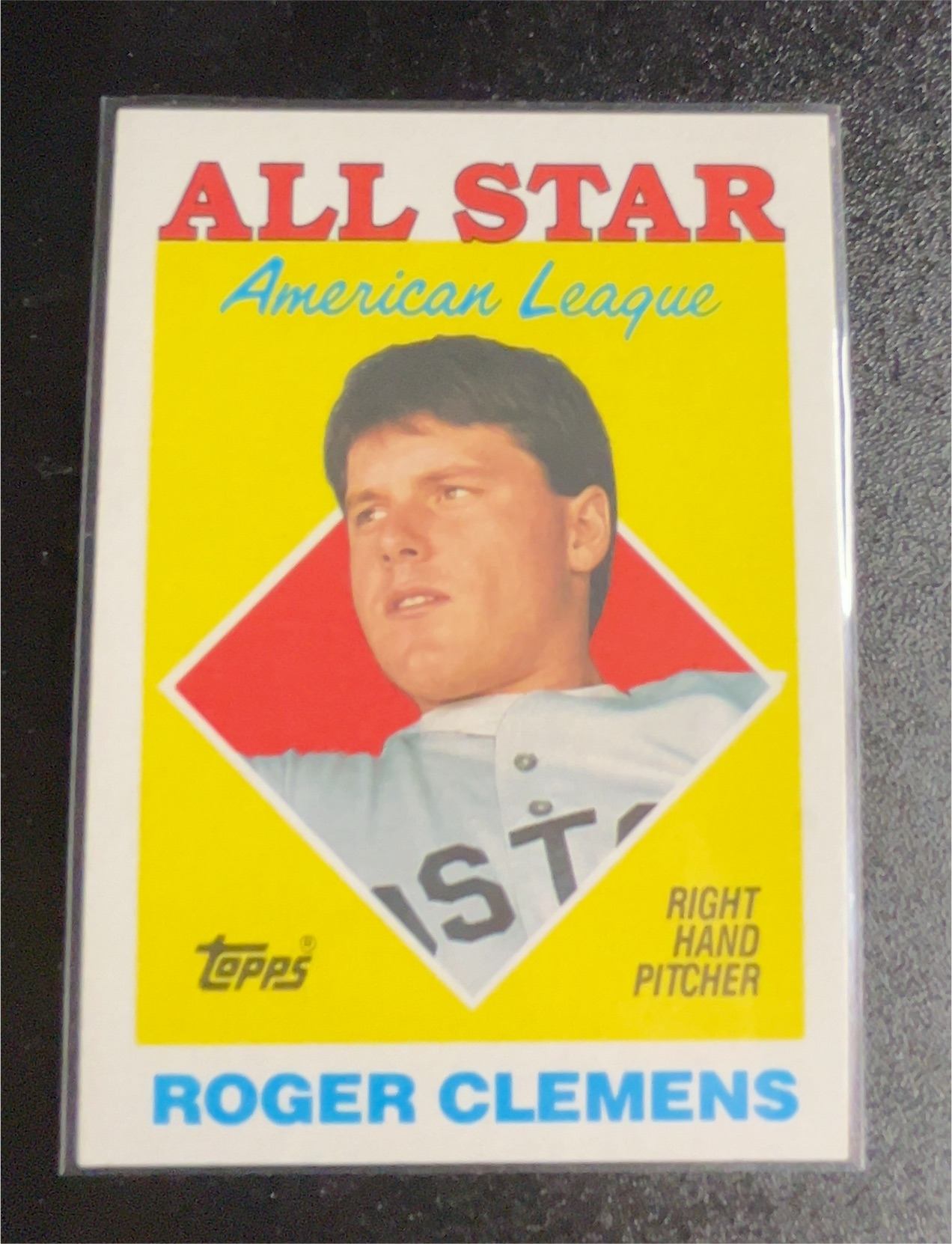 1986 Topps All-Star #386 Roger Clemens — front