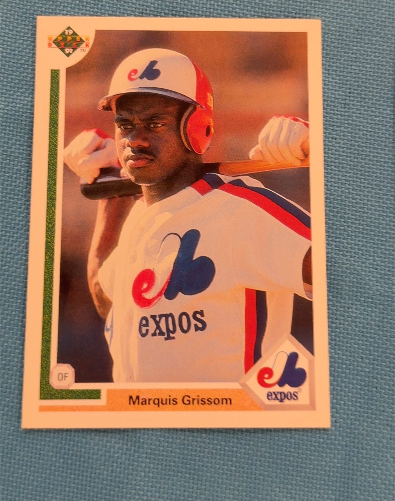 1991 Fleer #257 Marquis Grissom — front