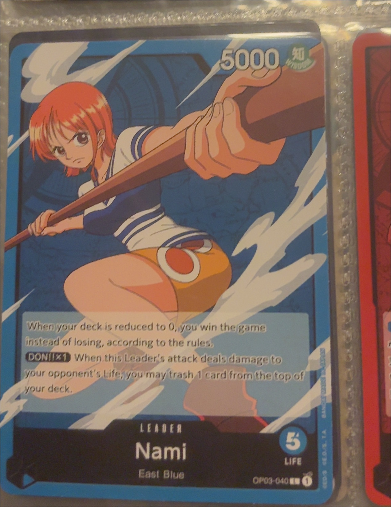 2023 One Piece Card Game #OP03-040 Nami — front