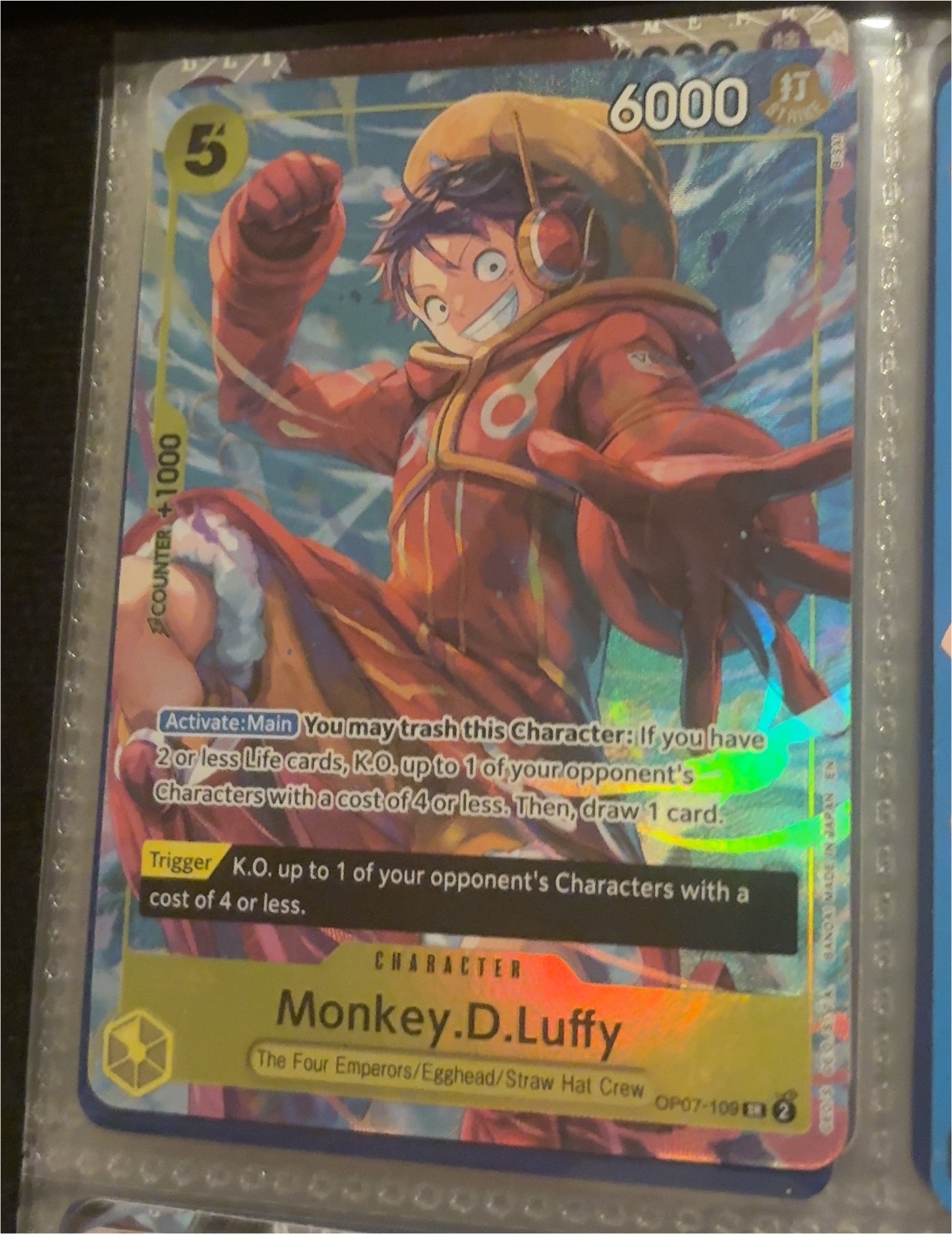 2024 One Piece OP07-109 Monkey.D.Luffy — front