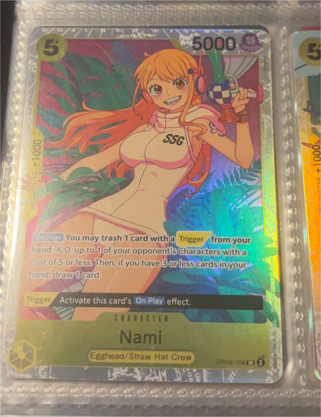 2024 One Piece Card Game OP08-106 Nami — front