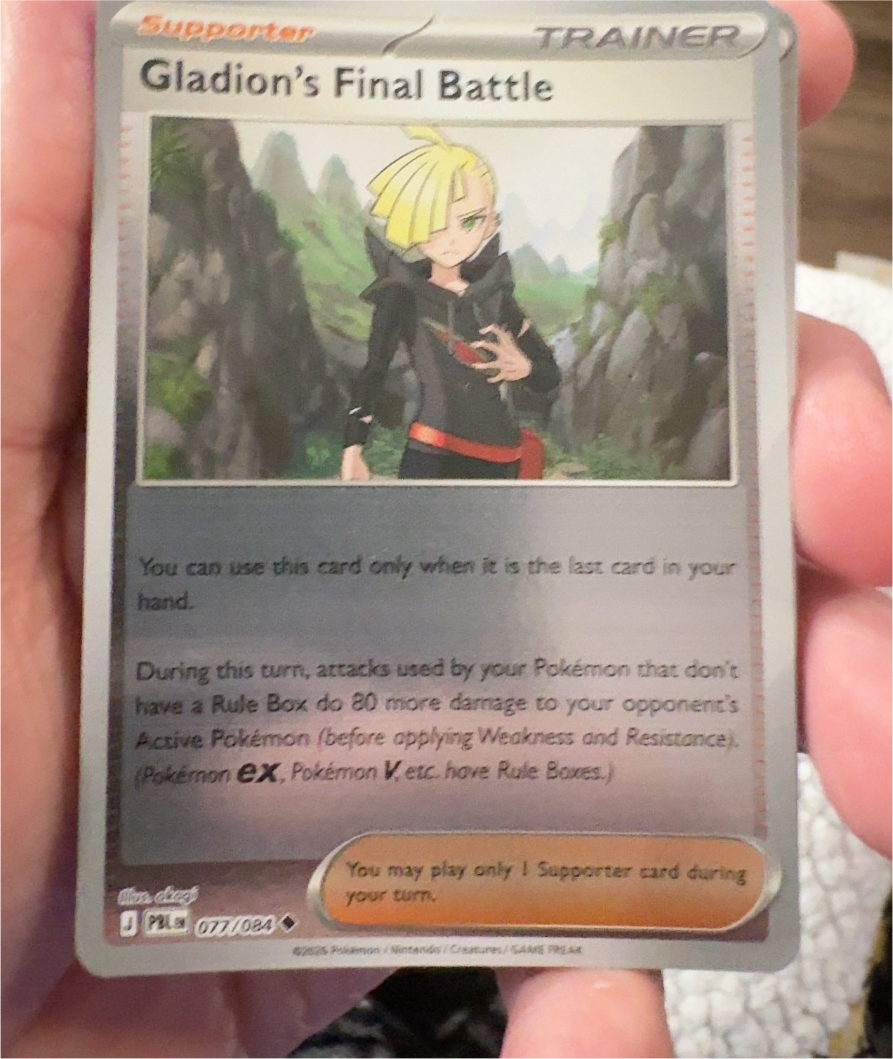 2025 Pokémon Destined Rivals #136 Gladion's Final Battle — front
