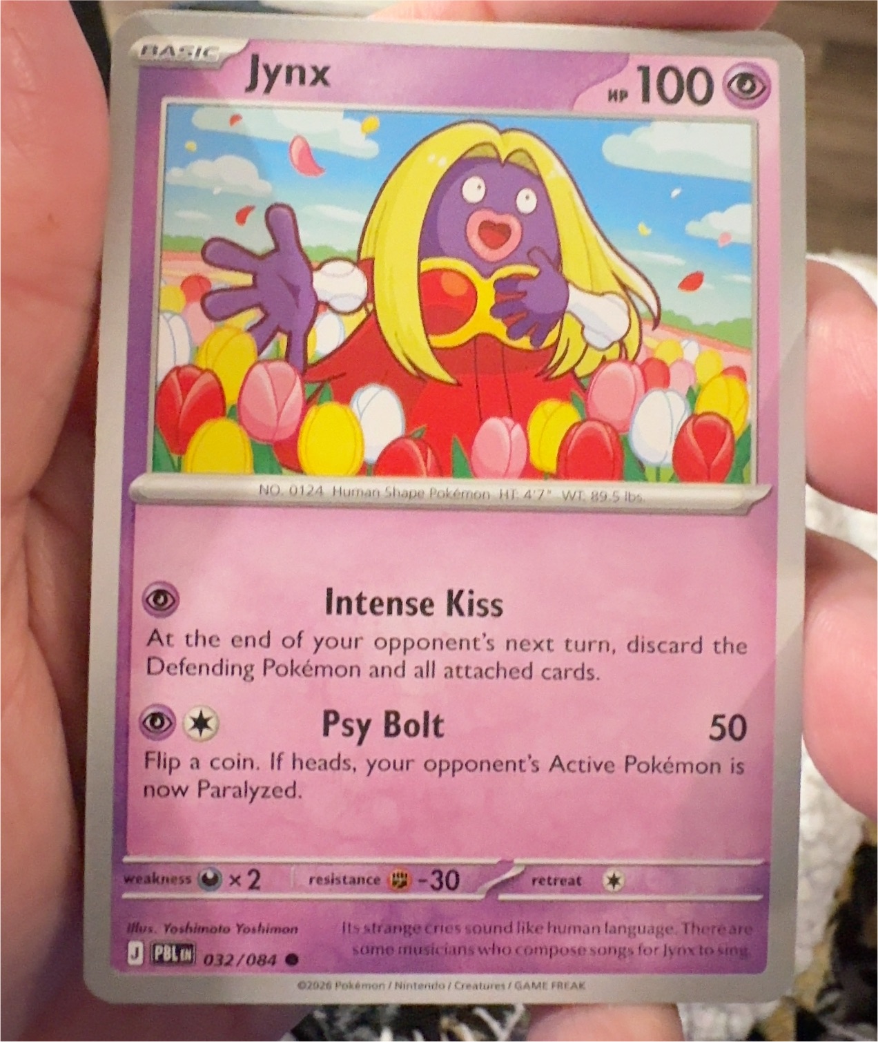 2026 Pokémon Phantasmal Flames #032 Jynx — front