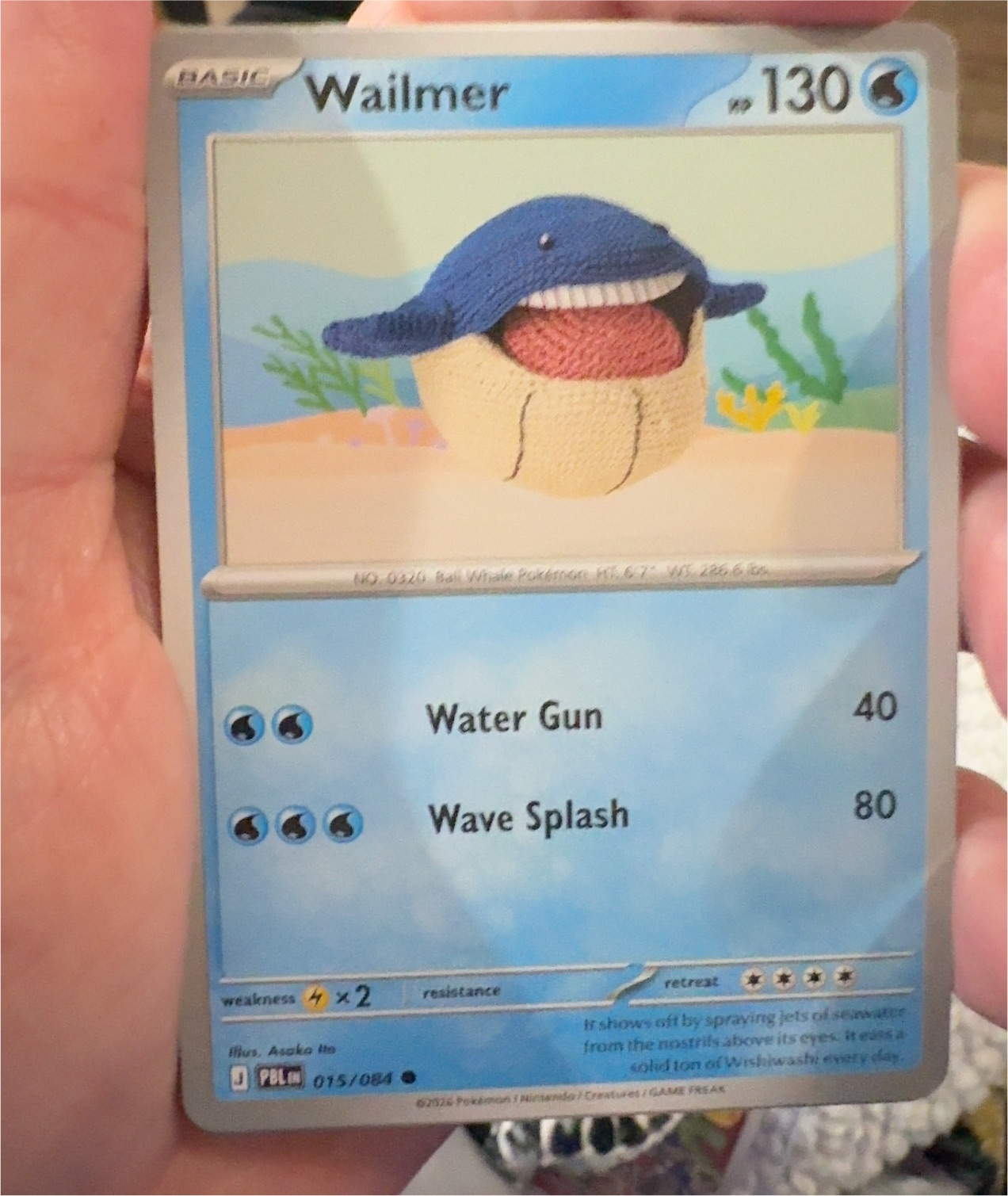 2025 Pokémon #015 Wailmer — front