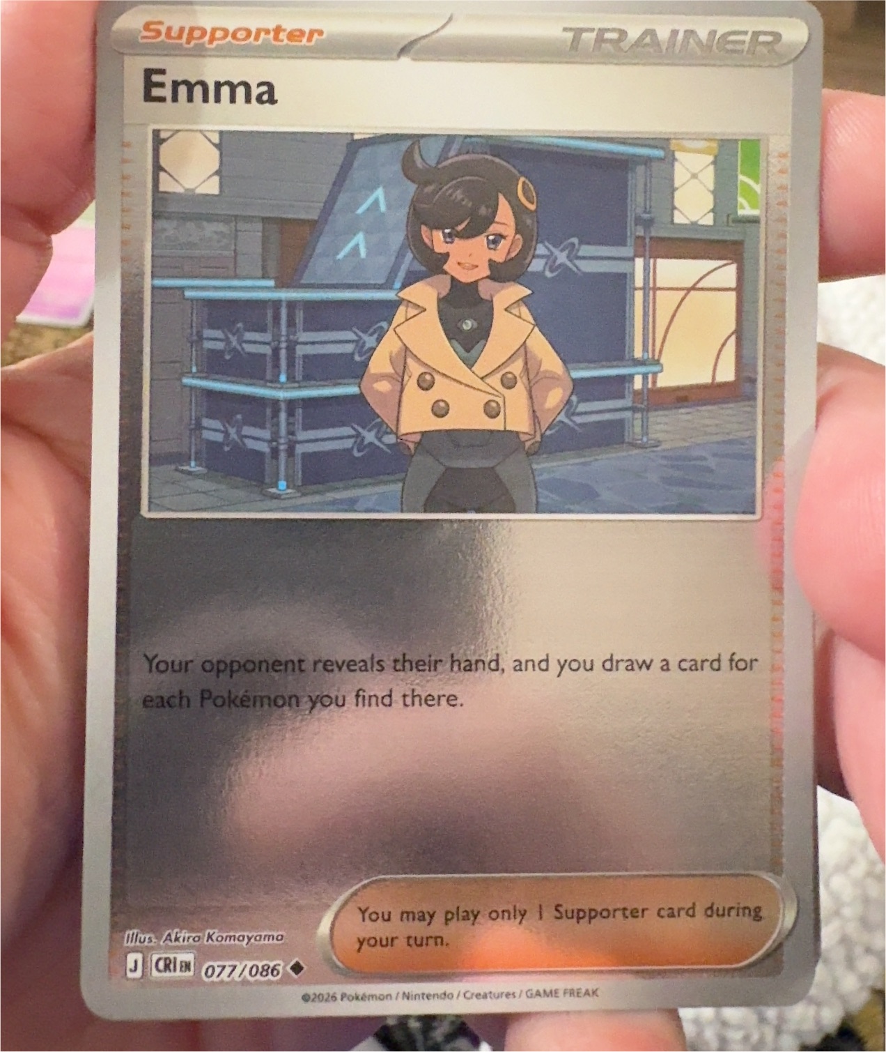 2025 Pokémon #077 Emma — front