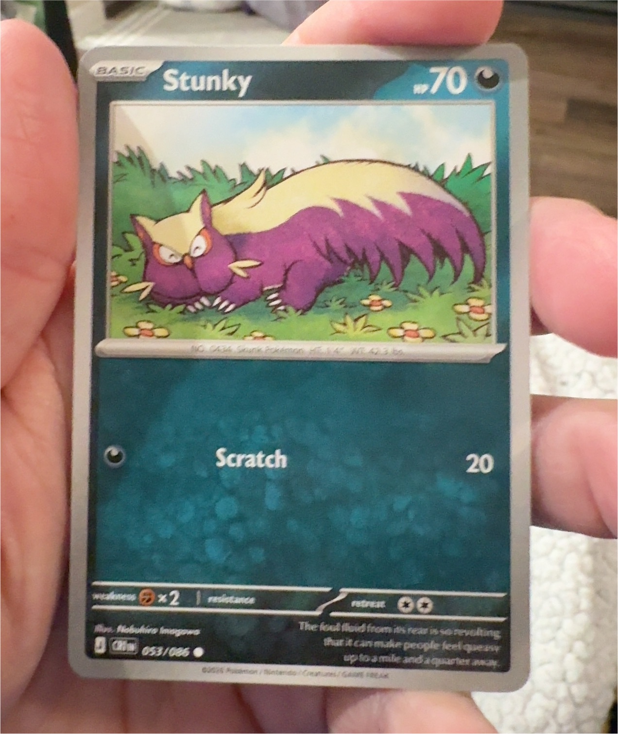 2023 Pokémon Scarlet & Violet #133 Stunky — front