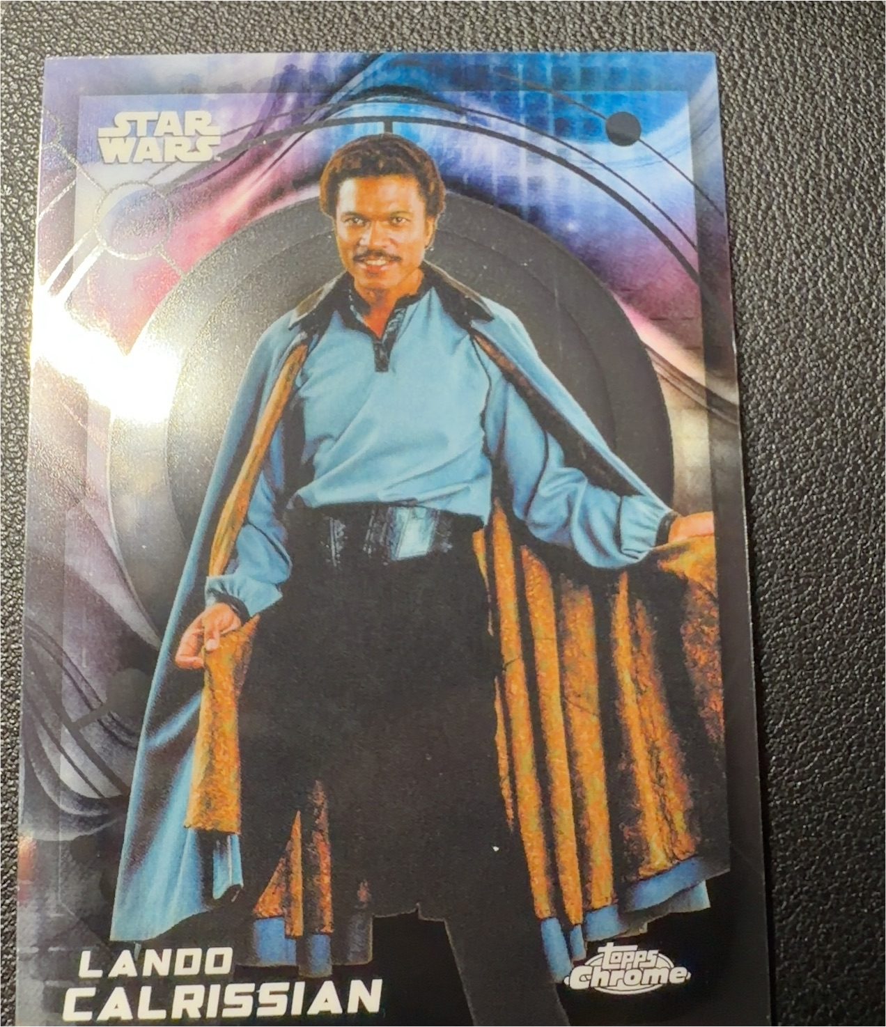 2022 Topps Chrome Star Wars Galaxy Lando Calrissian — front