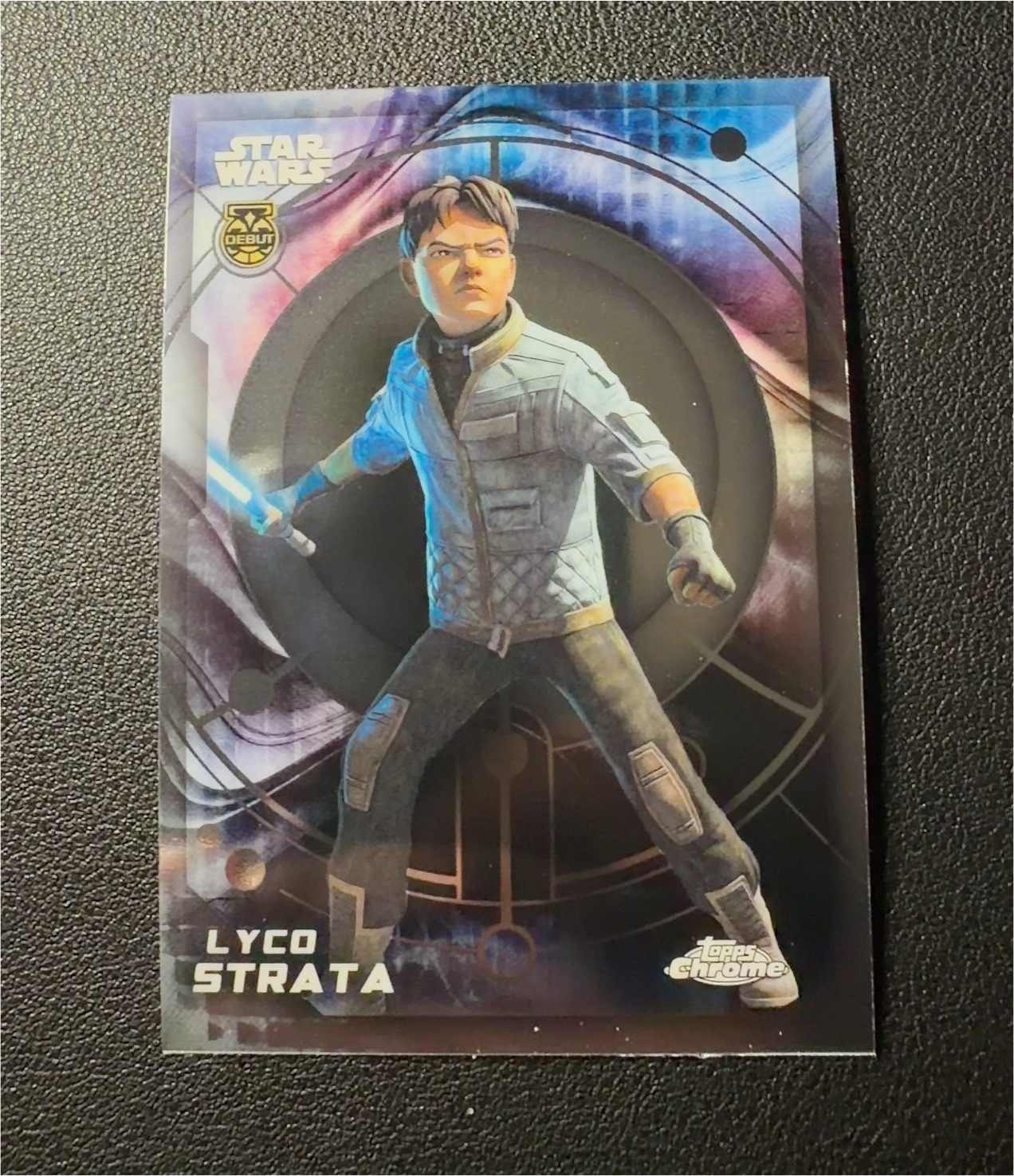 2022 Topps Chrome Star Wars Galaxy Lyco Strata — front