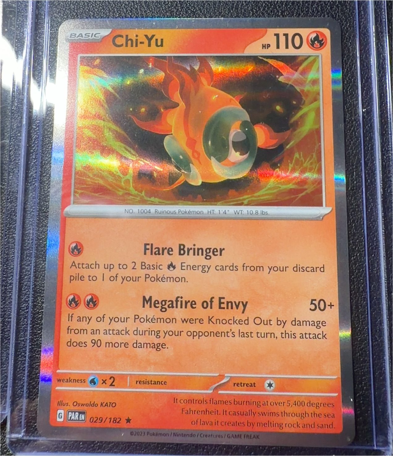2023 Pokémon Paradox Rift #029 Chi-Yu — front