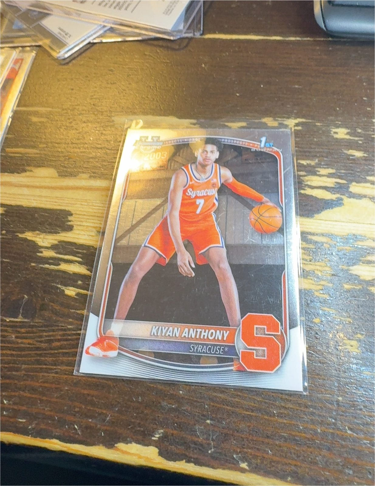 2025 Bowman University Basketball #1 Kiyan Anthony — front