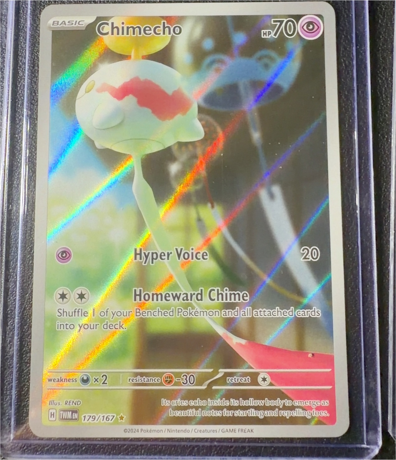 2024 Pokémon #179 Chimecho — front
