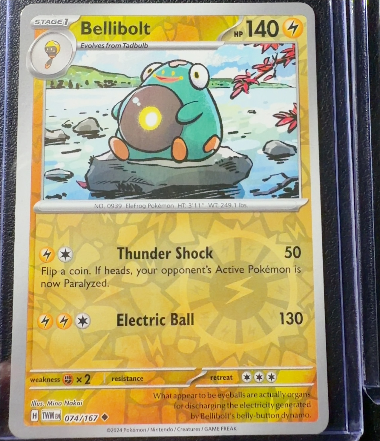 2024 Pokémon #074 Bellibolt — front