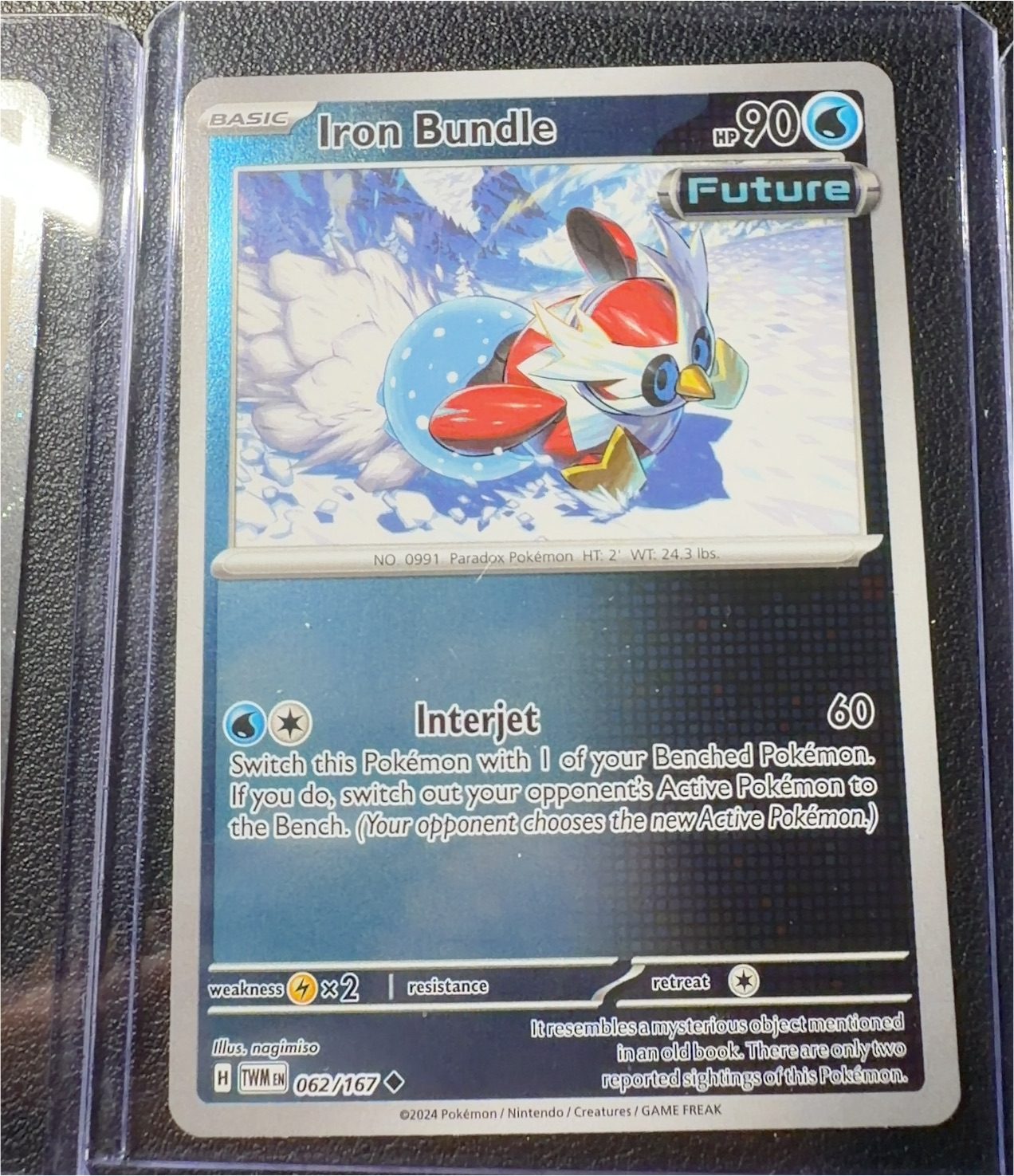 2024 Pokémon #062 Iron Bundle — front