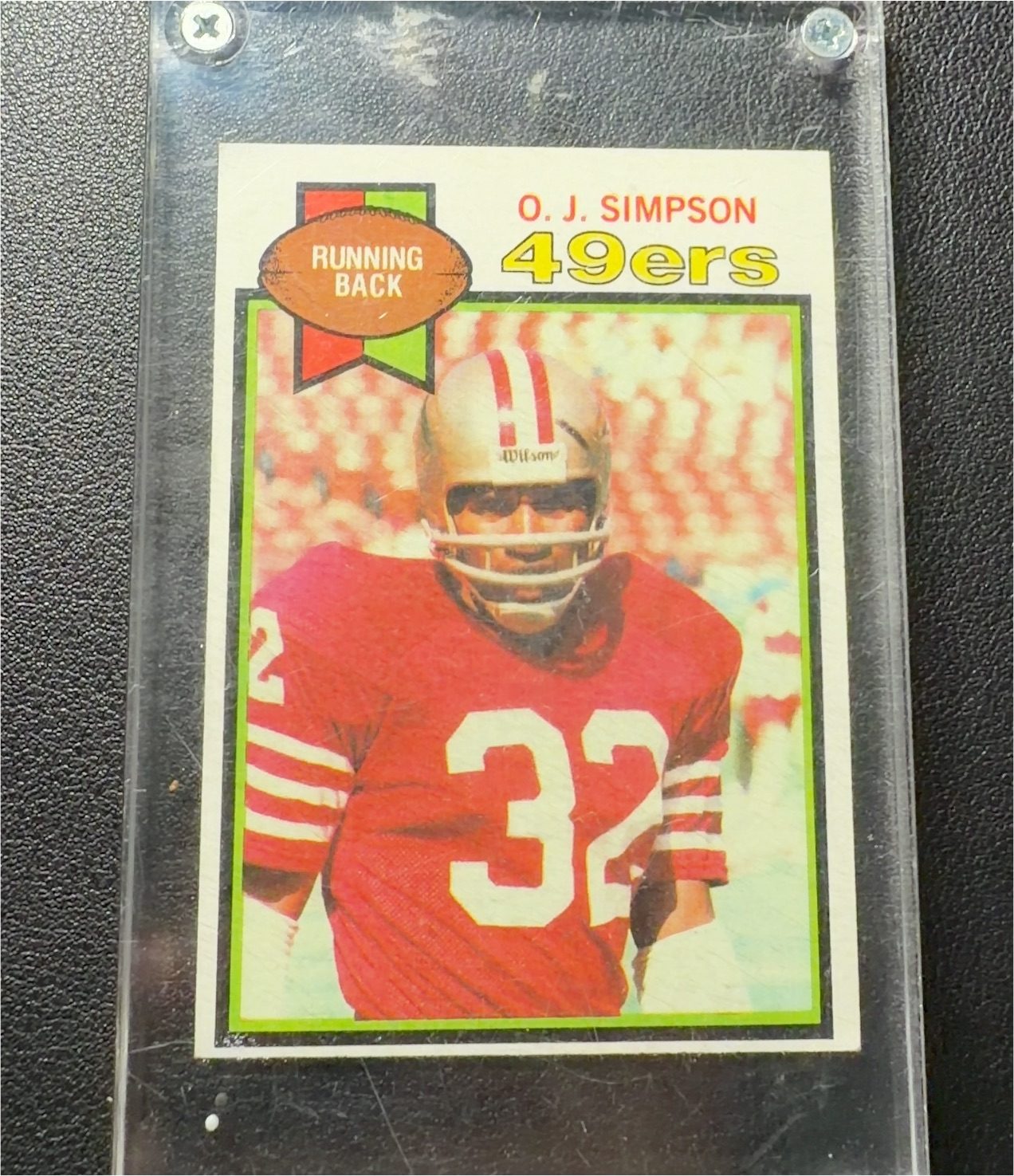 1970 San Francisco 49ers O.J. Simpson — front