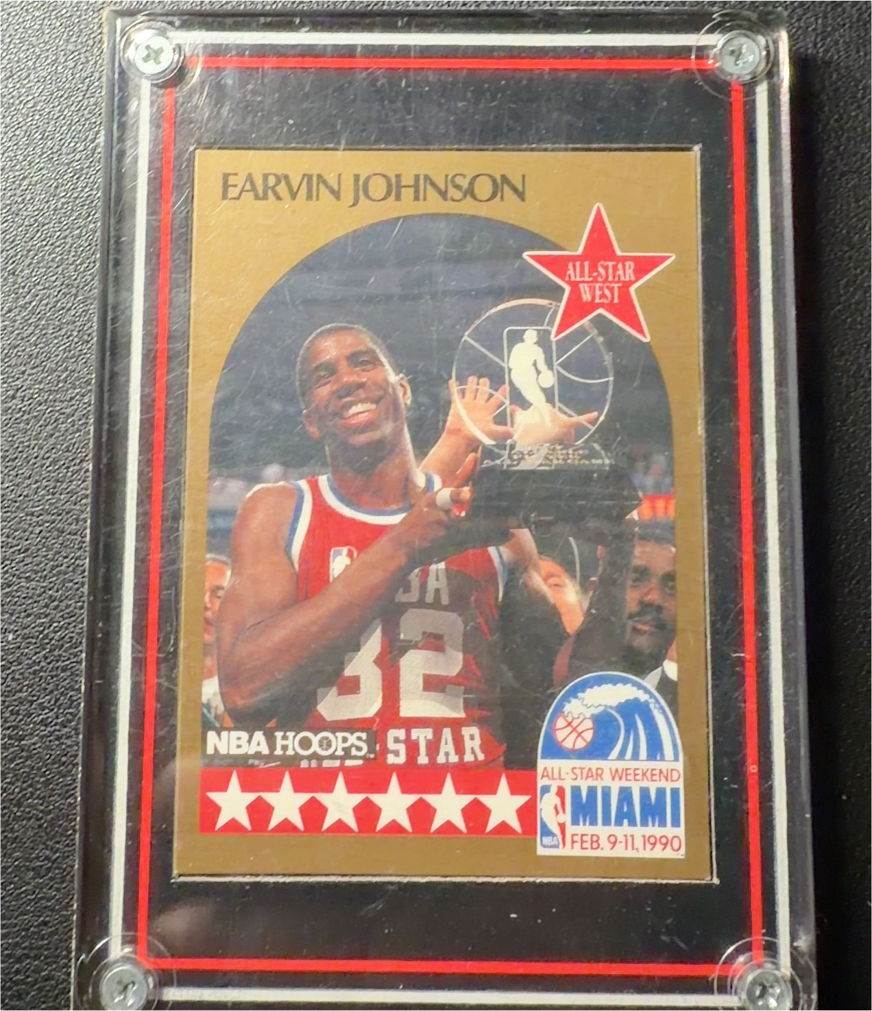 1990 NBA Hoops All-Star Earvin Johnson — front