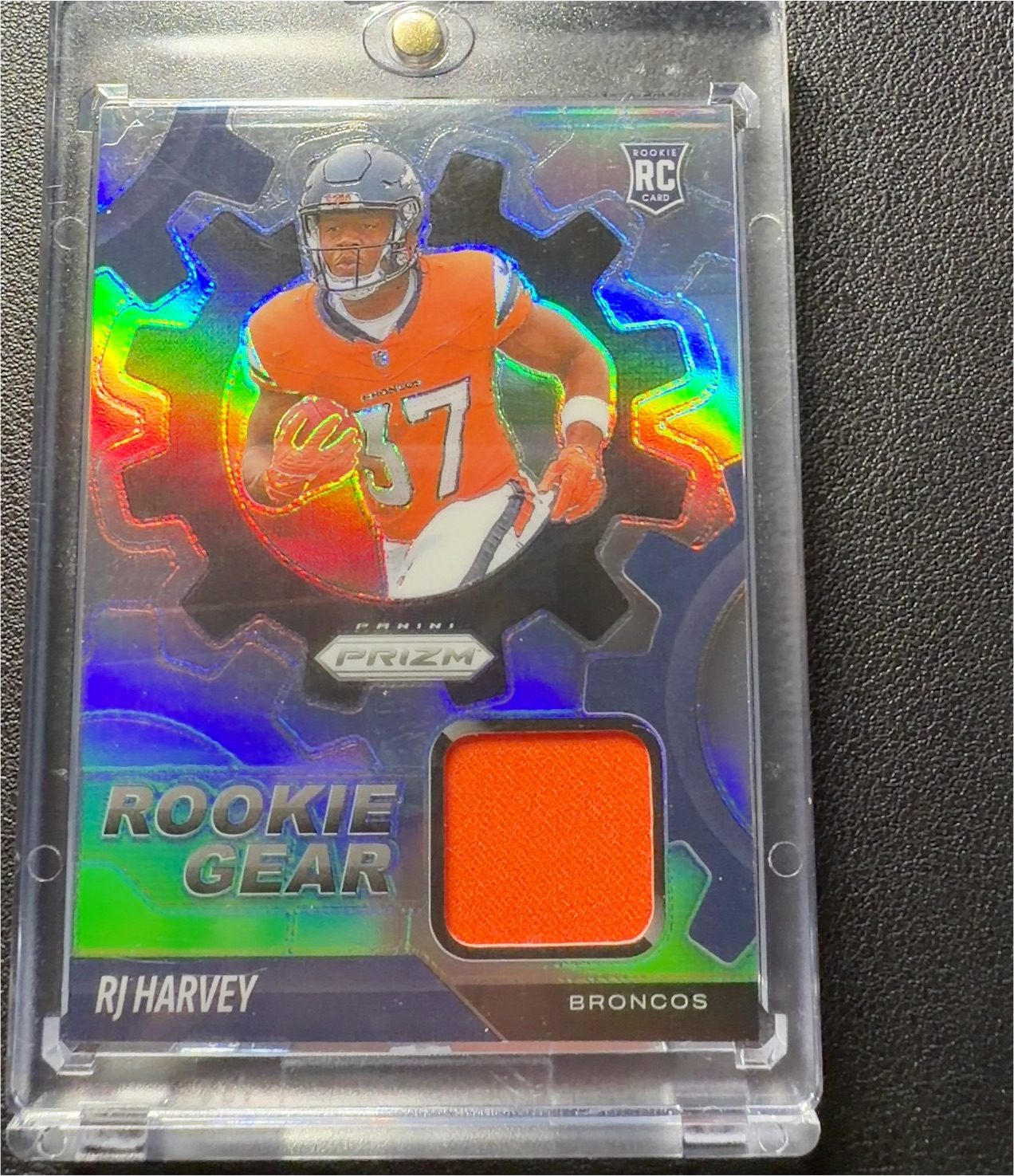 2025 Panini Prizm Rookie Gear R.J. Harvey — front