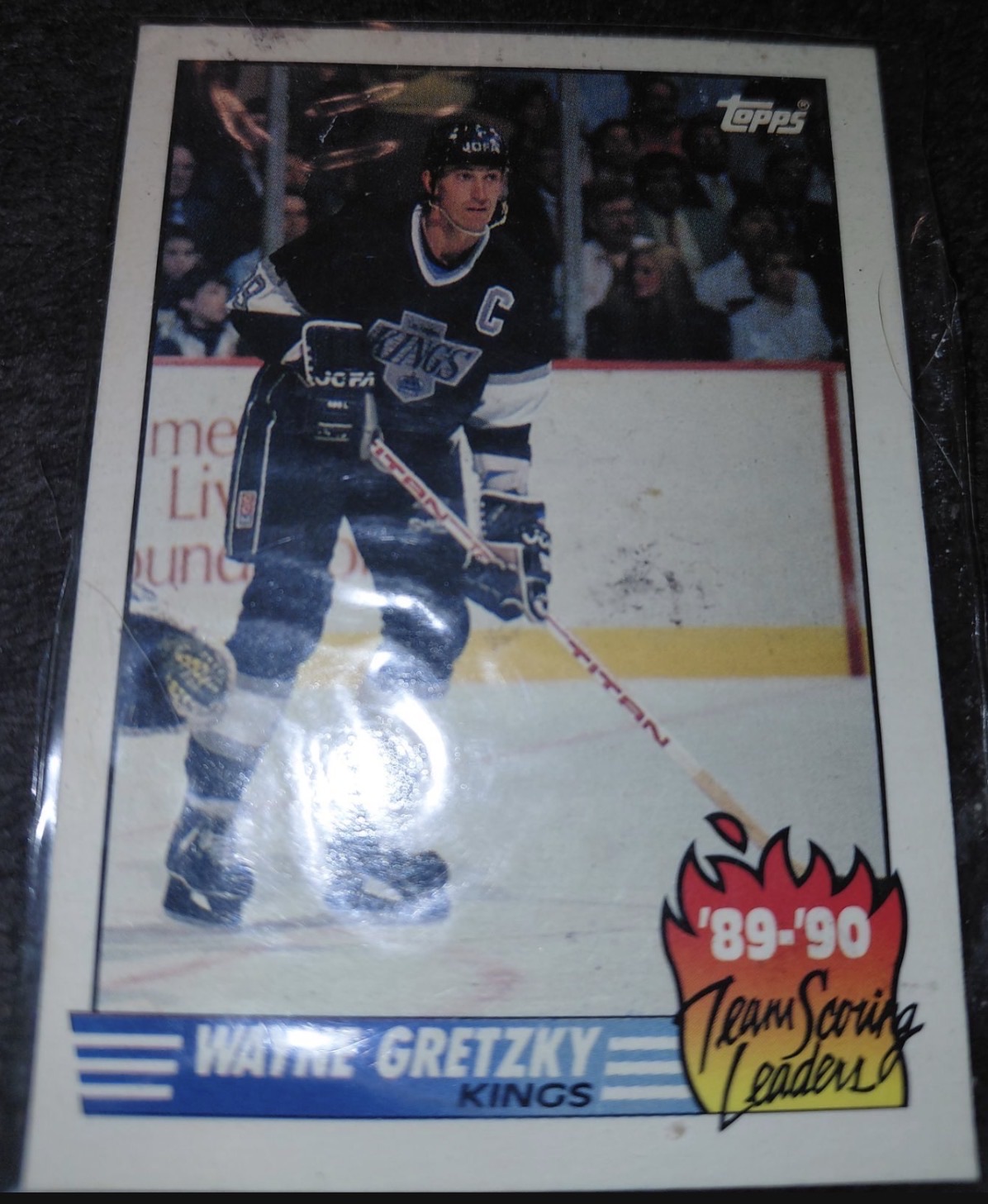 1989-90 Topps #120 Wayne Gretzky — front
