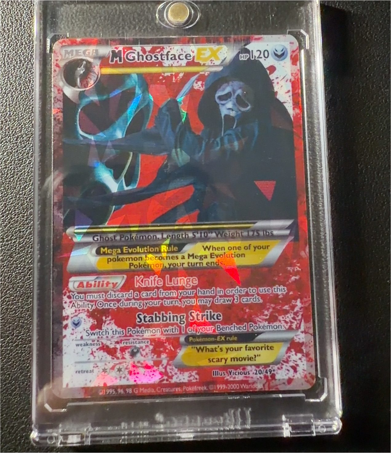 2014 Custom Pokémon M Ghostface EX — front
