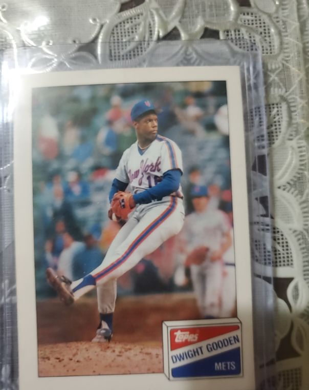 1986 Topps Glossy All-Stars Dwight Gooden — front
