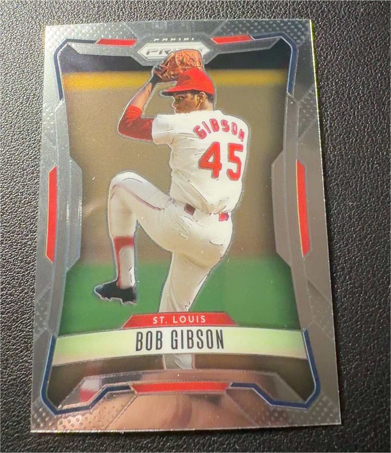 2021 Panini Prizm Baseball Bob Gibson — front