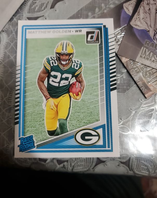 2025 Donruss Matthew Golden Rated Rookie — front