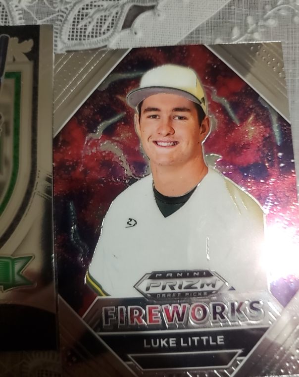 2024 Panini Prizm Fireworks Luke Little — front