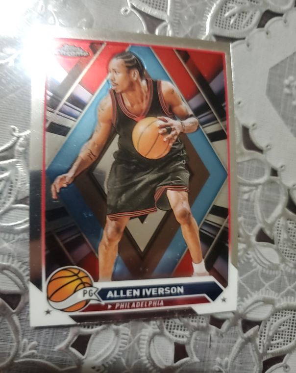 2022-23 Panini Court Kings Painted Portraits #P6 Allen Iverson — front