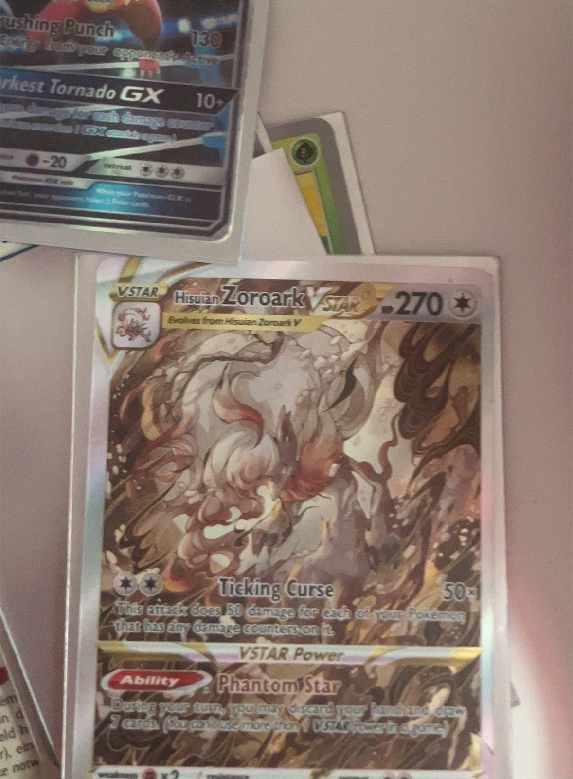 2023 Pokémon Crown Zenith Galarian Gallery #GG56 Hisuian Zoroark VSTAR — front